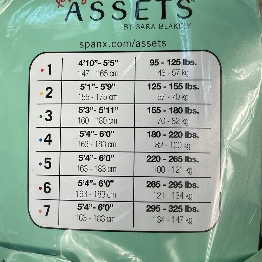 Spanx Assets Shaping Tights Textured Wish Bone Slimming Smoothing Black Sz 2